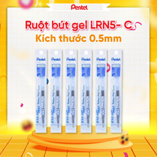 Ruột Bút Gel Nhanh Khô Pentel Enegel LRN5 / LR7 / LR10 3 Cỡ Ngòi Thay Thế Các Dòng Bút Gel Pentel