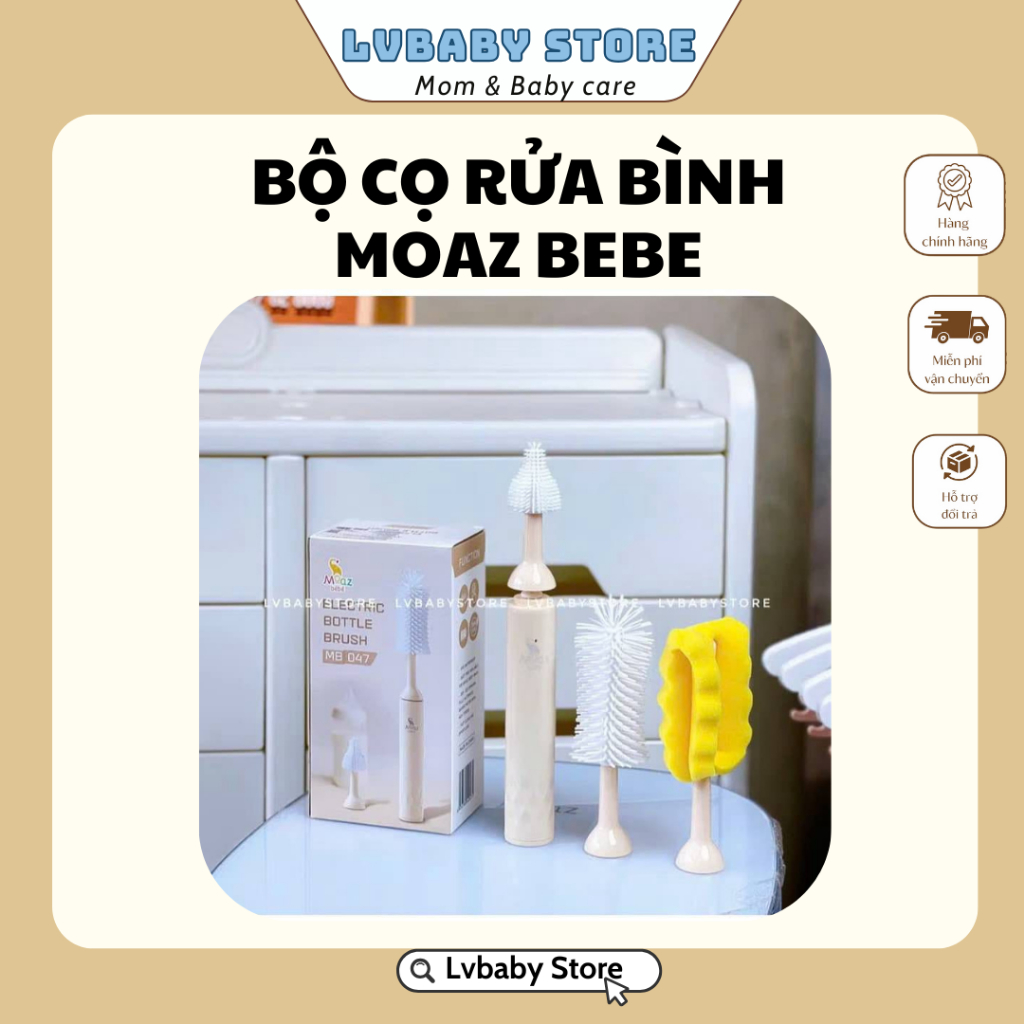 BỘ CỌ RỬA BÌNH MOAZ BEBÉ