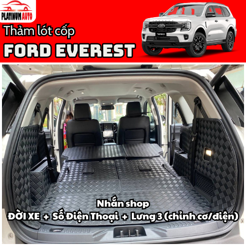 Thảm full cốp xe Ford Everest (2016-2025)