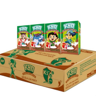 Sữa KUN Sôcôla Lúa Mạch Có Thạch Thùng 48 Hộp x 110ml