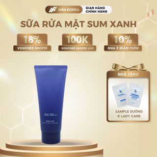 Sữa rửa mặt Sum xanh cấp nước 40ml sạch sâu, Sữa rửa mặt Sum37 bọt mịn dưỡng ẩm - Hân Korea