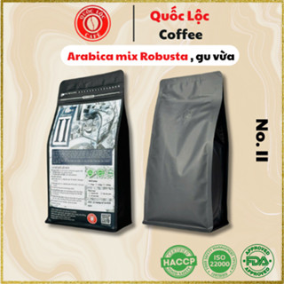 Cà Phê Rang Mộc Arabica Mix Robusta NO2 1kg - Pha Phin & Pha Máy - Quốc Lộc