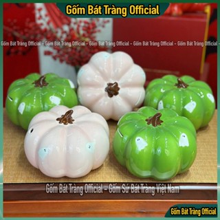 Heo Đất Tiết Kiệm Dáng Bí, Heo đất, ống tiết kiệm tiền dáng bí siêu kute đáng yêu gốm sứ Bát Tràng