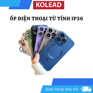 Ốp Điện Thoại Hỗ Trợ Sạc Từ Tính Bảo Vệ Camera KOLEAD P36 Chống Bám Vân Tay Nhiều Màu Dành Cho IP 11 12 13 14 15 Promax