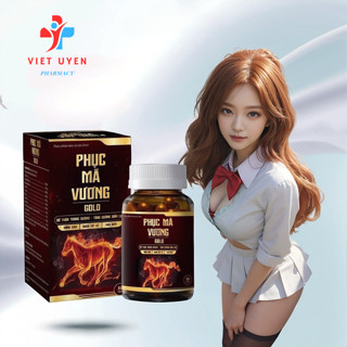 [Mua 3 tặng 1] Viên Uống Tăng Cường Sinh Lý Nam Phục Mã Vương Gold – Bổ Thận Tráng Dương, Kéo Dài Quan Hệ