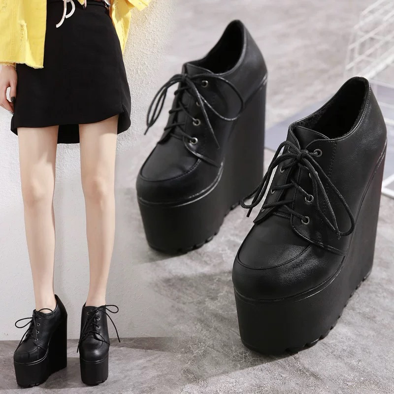[ Sẵn 37] giày nữ đế độn 16cm