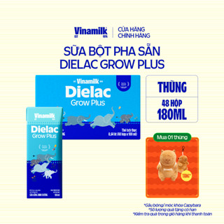 Thùng 48 hộp Sữa Uống Dinh Dưỡng Dielac Grow Plus (Sữa Non) -180ml