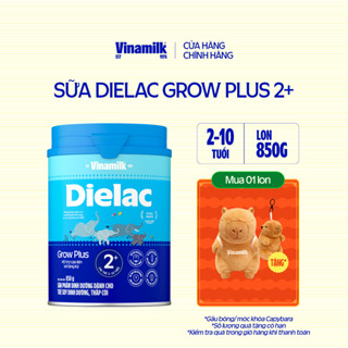 Sữa Non Vinamilk Dielac Grow Plus 2+ HT 850g (Sữa bột cho Trẻ Từ 2 - 10 Tuổi)