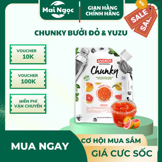 Mứt Chunky Andros – Túi 1kg | Thơm ngon- Dễ Dàng Sử Dụng🍐🍎✨