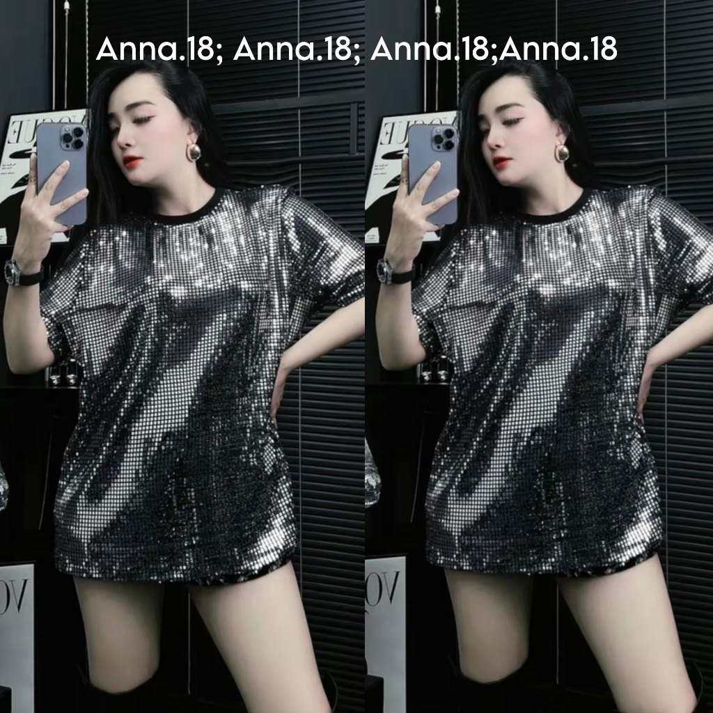 ÁO thun freesize form rộng ( NHŨ ĐÁ Ô VUÔNG_BLING BLING ) DÁNG BLING RẤT ĐẸP TỐP NỮ