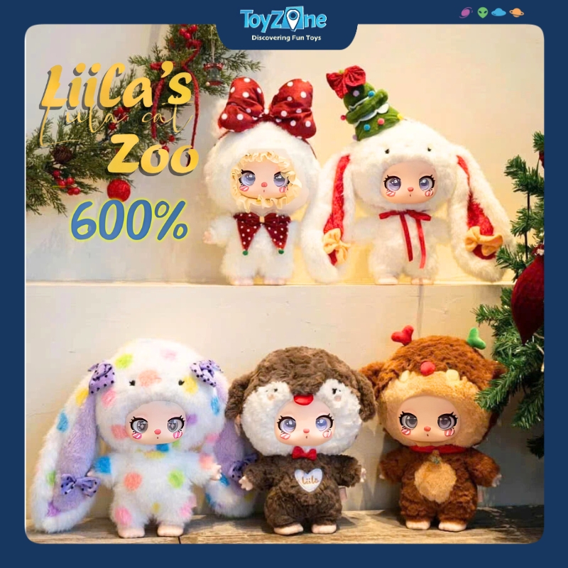 Mô Hình Đồ Chơi Blind box Gấu Bông Liila's Zoo, Lucky Cat LIILA TOYS