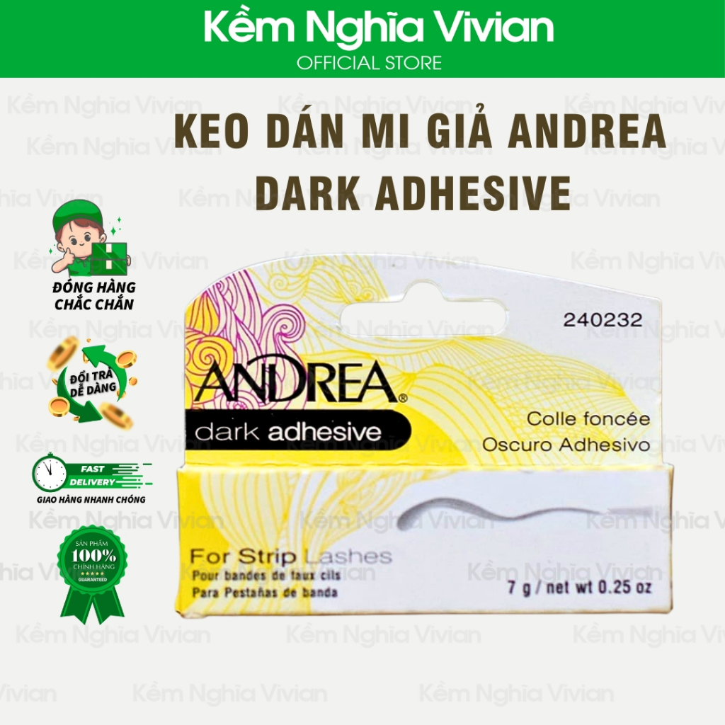 Keo dán mi giả ANDREA 7G DARK ADHESIVE (MP0639)