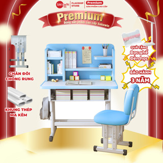 Bộ bàn ghế học sinh cao cấp Chính hãng Sakawin K30 Điều chỉnh điều cao linh hoạt Kèm đai ghế chống gù