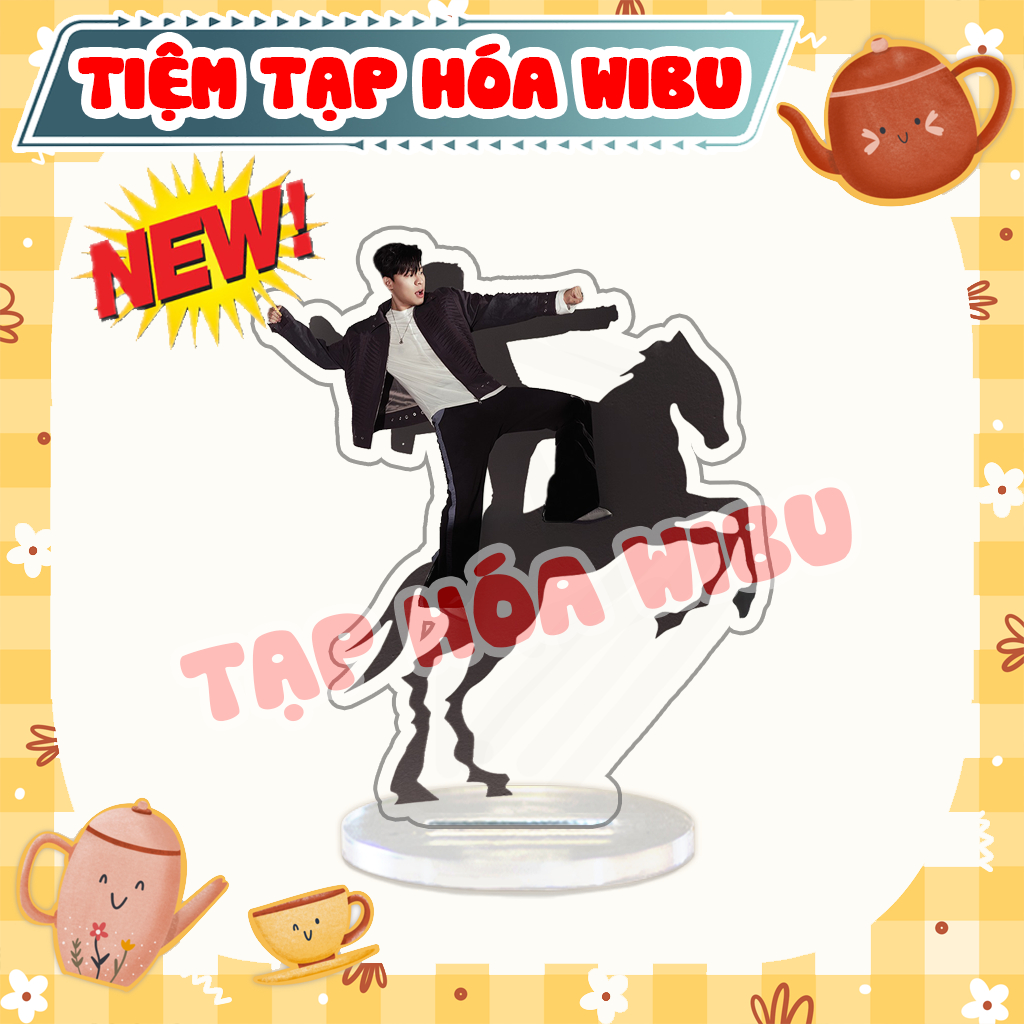 Mô hình Standee Tượng Móc Khóa Keychain Bằng Acrylic Hurrykng Rapper Gerdnang ANH TRAI SAY HI Tiệm T