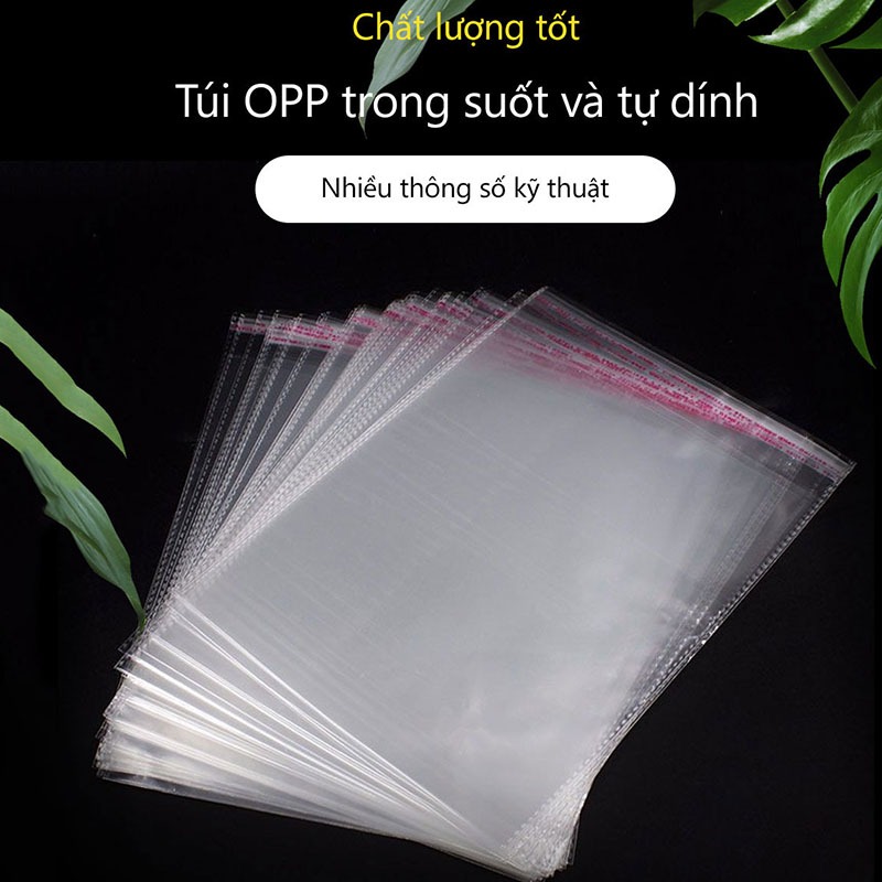 G50 Combo 100 túi opp dán miệng size nhỏ GARIN
