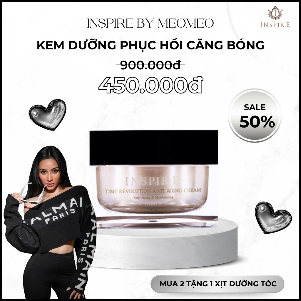 [DATE THỰC TẾ: T11/2025]  KEM DƯỠNG PHỤC HỒI CĂNG BÓNG DA 𝐈𝐍𝐒𝐏𝐈𝐑𝐄 𝐓𝐈𝐌𝐄 𝐑𝐄𝐕𝐎𝐋𝐔𝐓𝐈𝐎𝐍 𝐀𝐍𝐓𝐈 𝐀𝐆𝐈𝐍𝐆 𝐂𝐑𝐄𝐀𝐌