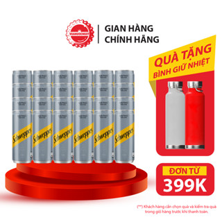 Lốc 24 lon Nước giải khát Schweppes Nước Soda 320ml/Lon Sale 15.4 Coca-Cola