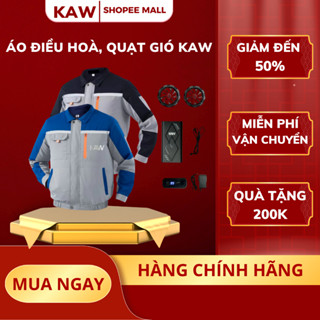 Áo Điều Hòa KAW Chính Hãng Sử Dụng 10-15H Quạt Mát Không Chổi Than, Chống Nắng Nóng, An Toàn Bảo Hành 12 Tháng