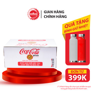 Thùng/Lốc 24 Lon Nước Giải Khát Không Đường Coca-Cola Plus (Foshu) 320ml/Lon Sale 15.4  Coca-Cola