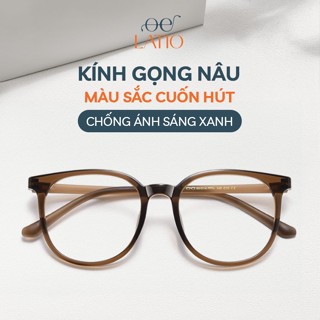 Kính mắt nữ Latio, Gọng kính vuông tròn chuẩn phong cách Hàn Quốc, chất liệu nhựa Tr90 cao cấp , nhẹ, bền - KM221