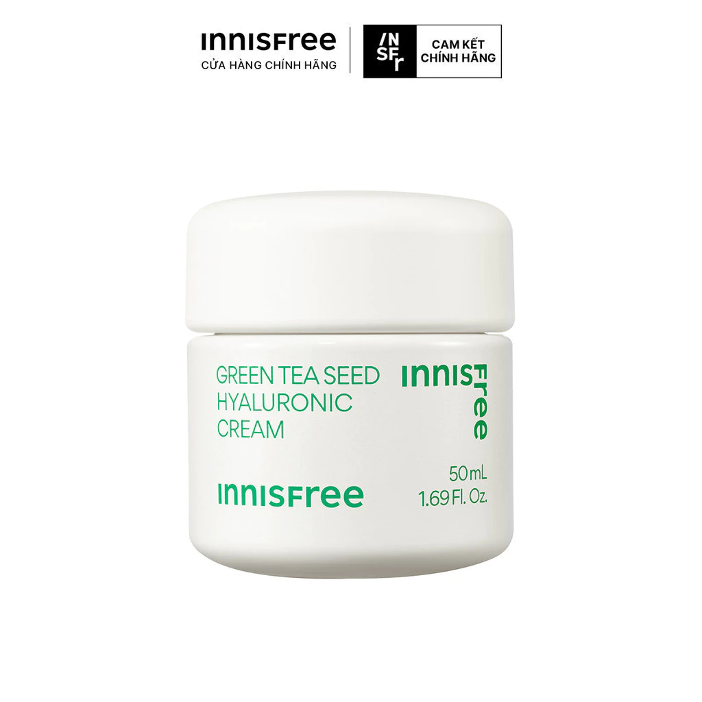 Kem Dưỡng Da Chiết Xuất Trà Xanh innisfree / innisfree Green Tea Seed Hyaluronic Cream 50ml