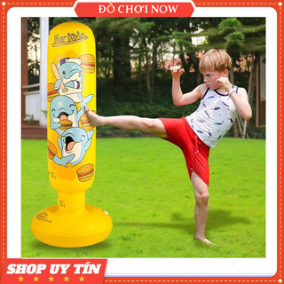[Tặng kèm bơm] Đồ chơi Boxing bằng hơi, Đồ chơi vận động cho bé