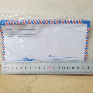 [MUA SỈ GIẢM 10%] [COMBO 2 XẤP] Bao thư trắng không keo (11x18.5)cm, ngắn (25 Cái/Xấp)