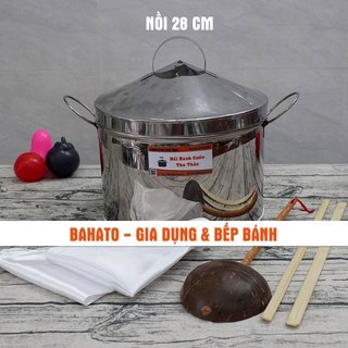 Nồi bánh cuốn truyền thống Bahato 28cm
