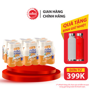 Lốc 24 Chai Thức Uống từ Sữa Chua Nutriboost Vị Cam 170ml/Chai Sale 15.4 Coca-Cola