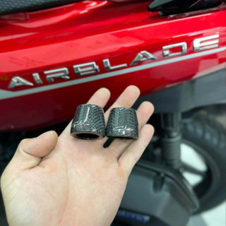 Gù Carbon fiber chống rung, đầm tay lái mẫu mới cho AB 160, Vario 160 (01 cặp) ( 070901)
