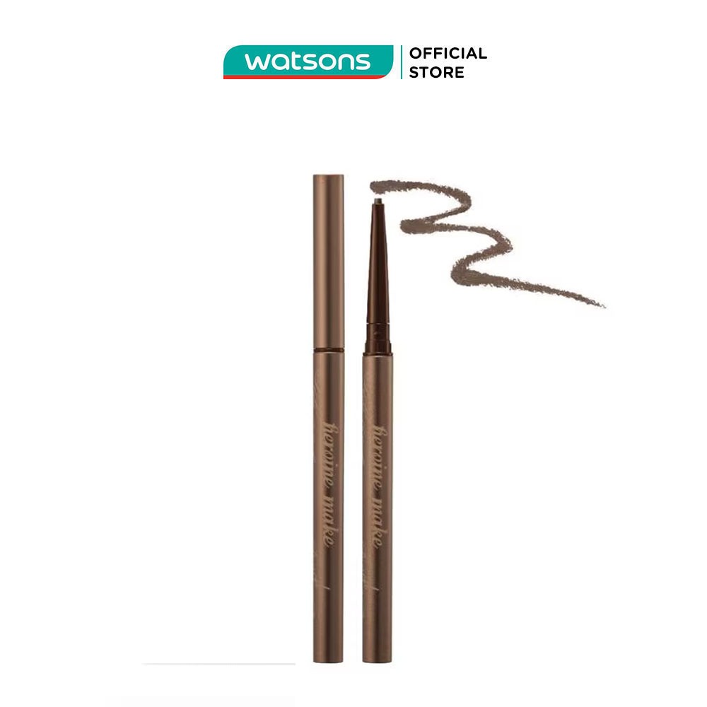 Bút Sáp Kem Kẻ Mí Mắt KISSME Heroine Make Soft Define Cream Pencil 0.1g