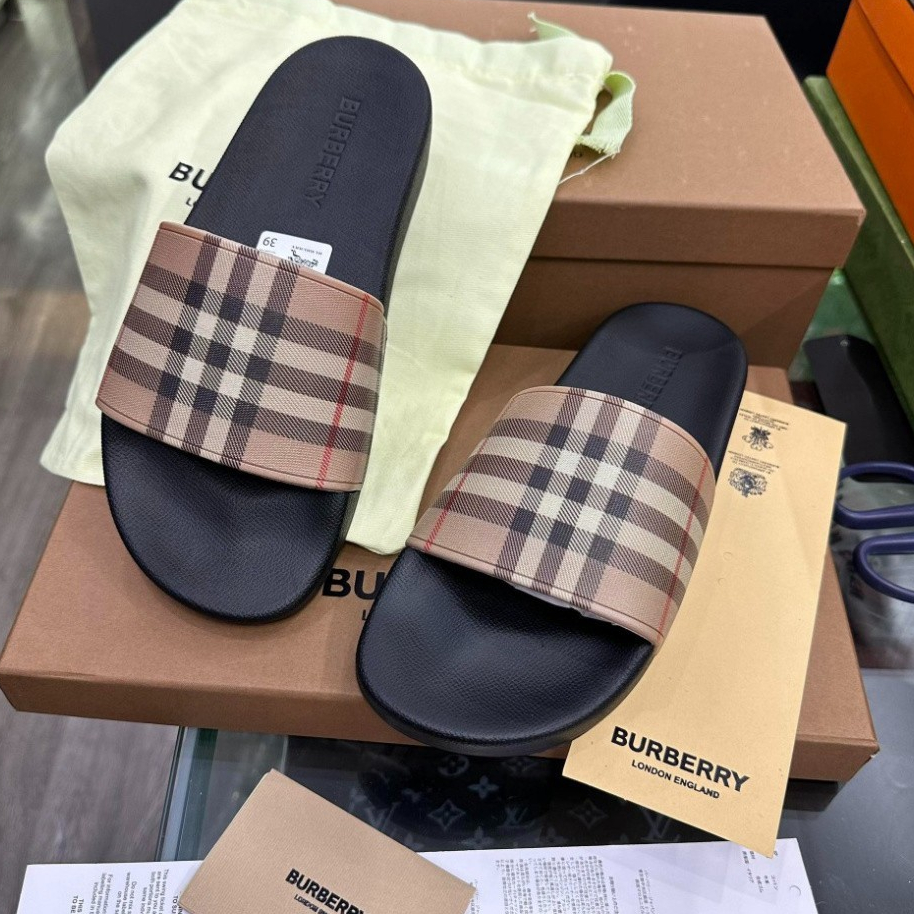 Dép Nam BBR Hàng Loại 1 Full Box, Dép Quai Ngang Đế Cao Su Non Cực Êm Chân ( Ảnh Thật - Video)