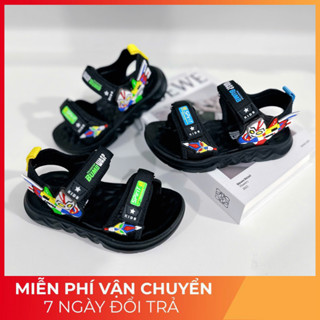 Dép sandal Siêu nhân HOT 2025 mã 802 Quảng Châu cao cấp cho bé trai bé gái từ 3 tuổi đến 15 tuổi