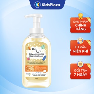 Nước rửa bình tạo bọt Bzu Bzu hương tự nhiên/hương chanh chai 500ml/ túi 400ml