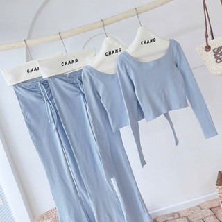 SET ÁO BODY QUẦN ỐNG LOE ĐEN