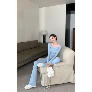 SET ÁO BODY QUẦN ỐNG LOE ĐEN