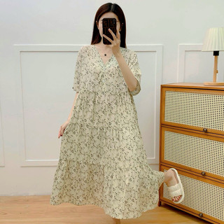 (From rộng-cúc mở) Đầm mặc nhà, đầm bầu lanh lụa bigsize siêu thoáng mát NTC1