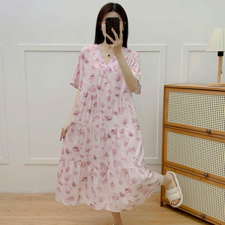 (From rộng-cúc mở) Đầm mặc nhà, đầm bầu lanh lụa bigsize siêu thoáng mát NTC1