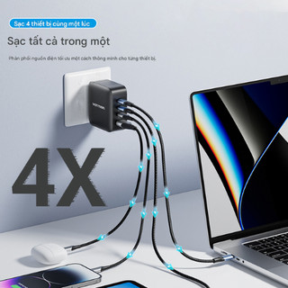 Sạc VENTION 140W (Tặng cáp 240W) [Chính hãng, bảo hành 1 năm]