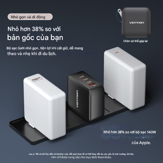 Sạc VENTION 140W (Tặng cáp 240W) [Chính hãng, bảo hành 1 năm]