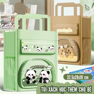  Túi Xách Học Thêm Cho Bé Họa Tiết Ngộ Nghĩnh Nhiều Màu Sắc Cho Bé Trai Bé Gái Chất Liệu Vải Canvas Chống Thấm Nước 