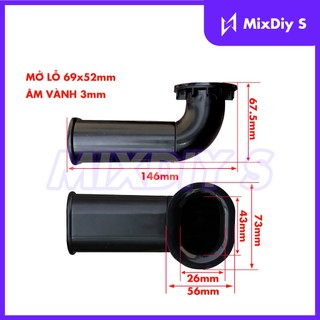 Ống thông hơi cong nhiều loại siêu đẹp cho loa DIY