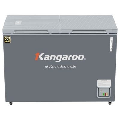 Tủ đông Kangaroo 252 lít KGFZ312NK2 - 2 ngăn 2 cánh, mặt kính cường lực