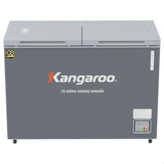 Tủ đông kháng khuẩn Kangaroo 252 lít KGFZ312NK2 - 2 ngăn 2 cánh, mặt kính cường lực