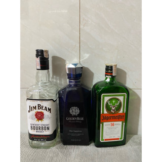 3 Vỏ chai đựng rượu ngoại thủy trang trí giá rẻ