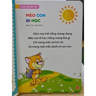 Sách Thơ Cho Bé Tập Nói, Tập Đọc ( Phiên bản mới tặng kèm Sticker )