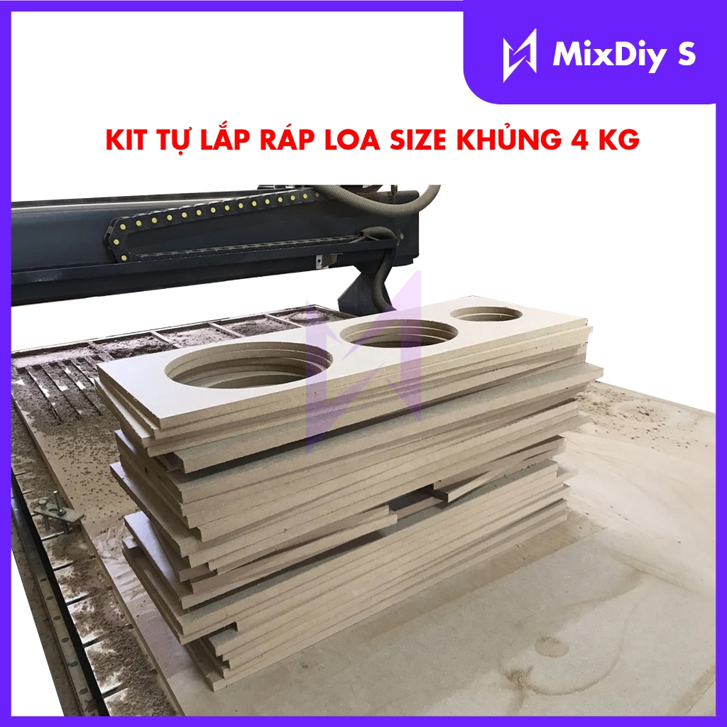 Kit tự lắp ráp loa size khủng 4 kg