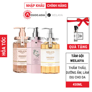 Sữa Tắm, Dầu Gội Xả Cánh Hoa Hồng Tươi WEILAIYA Grand Rose Extracts Whitening Shower Gel 450ml