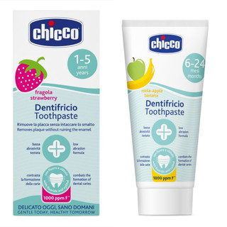 [Combo 2 tuýp] - Kem đánh răng Chicco cho bé từ 6m+Date 2026