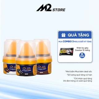 Combo 3 Xi Đánh Bóng Giày Đồ Da Dưỡng Ẩm Bổ Sung Màu Tạo Bóng